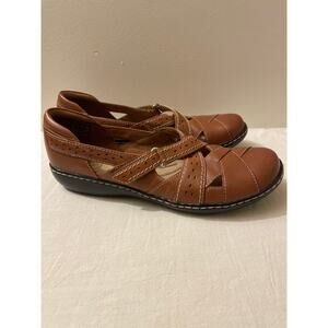 Clarks Collection Women's Size 11 22545 Brown Mary Janes‎ Ashland Loafer